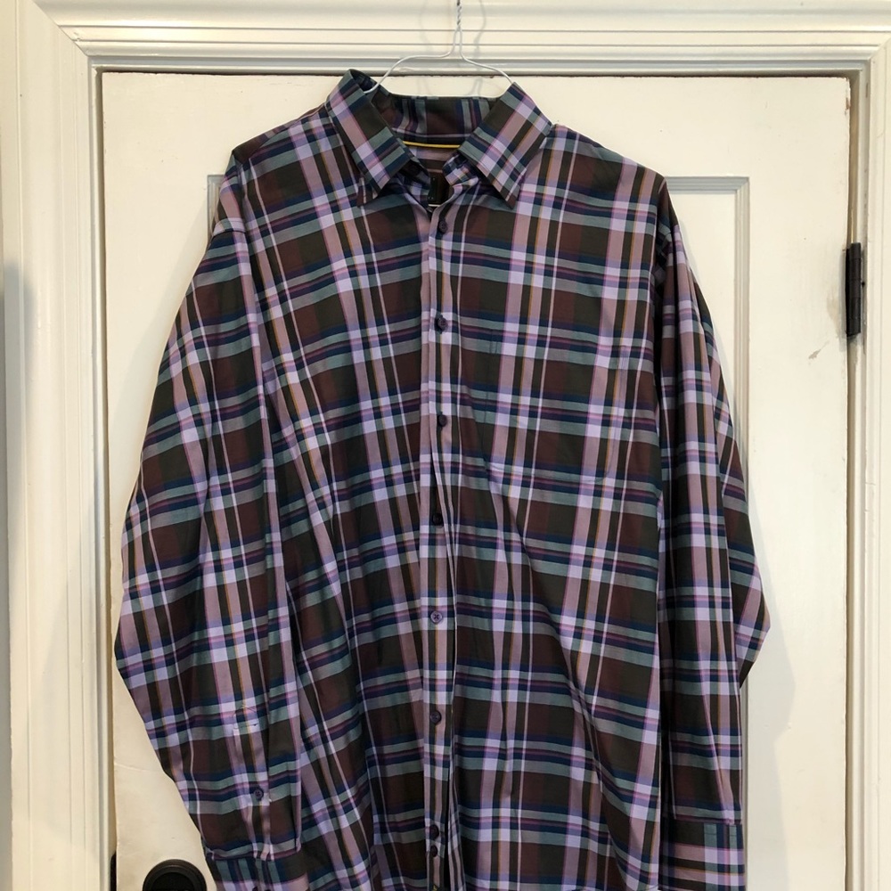 Robert Talbott Men’s Dress Shirt 100% Cotton